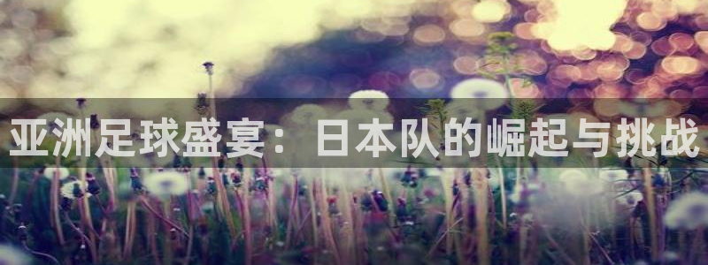 世界杯预选赛：亚洲足球盛宴：日本队的崛起与挑战